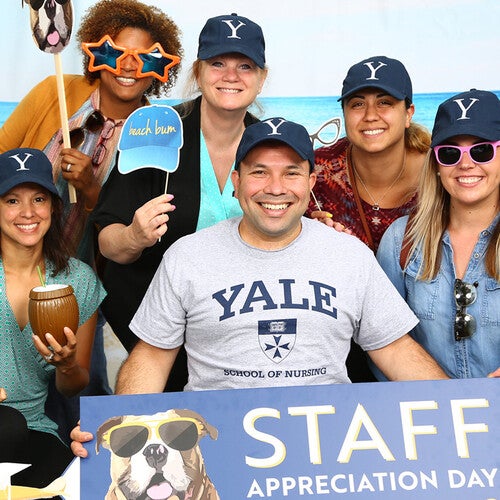 The university offers a number of programs and events to recognize its talented employees, including an annual Staff Appreciation Day with great food, swag giveaways, and live music.
